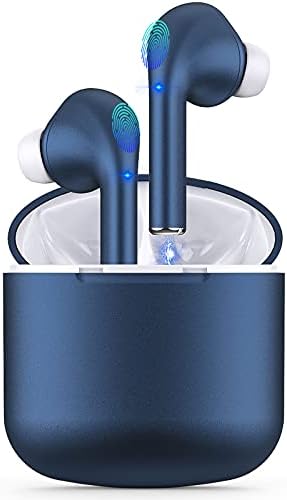 Wireless Earbuds, ENC Noise Cancelling Headphones IPX5 Waterproof Earphones Bluetooth 5.1 Headset With Charging Case Bulit-in Mic Touch Control Stereo In-Ear 30H for iPhone Apple Android Workout Sport
