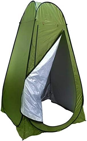 XKMT- Beach Portable Pop Up Changing Tent/Outdoor Privacy Tent/Camping Toilet Tent/Window Rain Shelter/Foldable with Carry Bag [P/N: ET-OUTDOOR005-GREEN]
