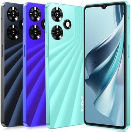 Xgody 13 Pro 6.56 Inch Screen Unlocked Phones, 5MP+15MP Camera Smartphones, Android 10 OS Dual SIM Slots Cheap Cell Phone, Quad Core 2GB+16GB, 3670mAh Battery, Face ID Smart Phone (Green)