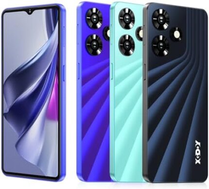 Xgody 13 Pro 6.56'' Screen Android Phone, 15MP+5MP Camera Unlocked Cell Phones, Android 10 Dual SIM Slots Cheap Smartphone, 2GB+16GB Mobile Phones, 3670mAh, OTG, Face Unlock Smart Phones (Navy Blue)