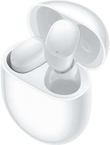 Xiaomi Redmi Buds 4 Wireless Earbuds ANC, Hybrid Active Noise Cancelling Dual Transparency Modes Bluetooth 5.2 in-Ear Earphones with 30 Hours Playtime Deep Bass Earphones for iPhone and Android, White