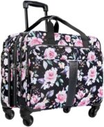 YOREPEK Rolling Laptop Bag Women, Large Premium Rolling Briefcase with Spinner Wheels, Waterproof Overnight Roller Carry on Computer Case for Travel Work Office Airplane Business Wife Mom Teacher