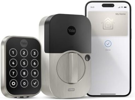 Yale Assure Lock 2 Plus (New) with Apple Home Keys (Tap to Open) and Wi-Fi - Satin Nickel