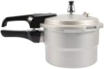 Yardwe 20cm Pressure Cooker Stainless Steel Small Canning Pot with Lid Induction Stove Top Pressure Canner Can Cooker Stew Pressure Pot Kitchen Supply