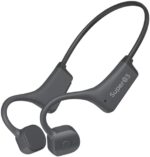 YouthWhisper Bone Conduction Headphones Bluetooth 5.2 - Open Ear Headphones with Noise Canceling Mics, Wireless Headset with QCC3024 Chip, Waterproof IP67 Rated, Multi-Point Pairing, Fast Charging