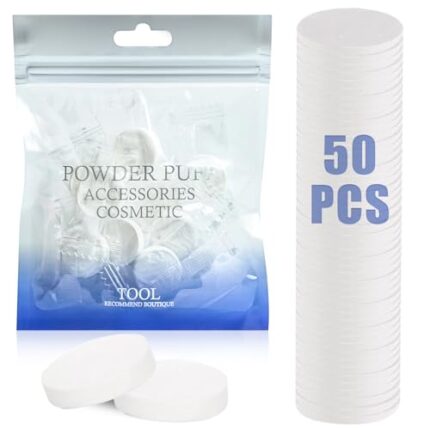 ZENG 50 pcs Compressed Facial Mask, Cotton Skin Care Mask for Women DIY Home Travel(White 02)