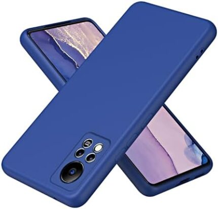ZORSOME for INFINIX HOT 11S NFC Back Protective Case,Pure Color Protective Case for INFINIX HOT 11S NFC,【Lens Protect】,Blue