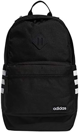 adidas Classic 3S Backpack, Black/White Test, One Size