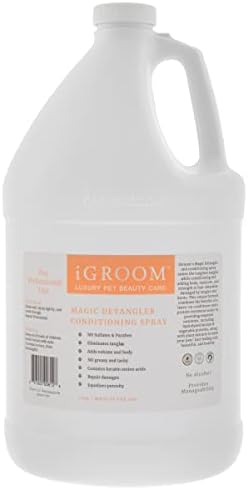iGroom Magic Detangling Dog Conditioning Spray, Luxury Pet Beauty Care, Protein Sealer, Condition and Moisturize, Made in USA, 1gal