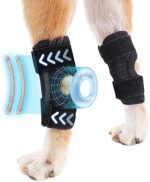 peepbo Dog Hind Leg Brace: Hock & Ankle Support for Torn ACL & CCL, Canine Rear Leg Joint Compression Wrap - Injury Protection, Arthritis Relief, Wound Care, and Enhanced Stability, 1 Pair, M