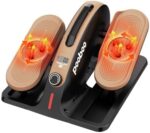 pooboo Under Desk Elliptical with Foot Massage Pedal Seated Elliptical Machine with Quiet & Compact Mini Elliptical Machines for Home Use Seated Bike Pedal Exerciser for Seniors Adults