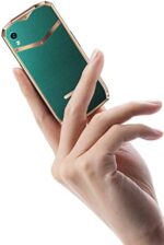 CUBOT Pocket 4.0 inch Mobile Phone, 4G Smartphone SIM Free Phones Unlocked, Android 11 Small Phone,16MP Camera,3000mAh,4GB+64GB/128GB Extension,Face ID/NFC/GPS (Green+Gold)