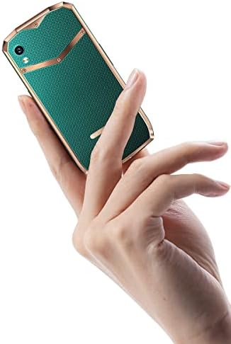 CUBOT Pocket 4.0 inch Mobile Phone, 4G Smartphone SIM Free Phones Unlocked, Android 11 Small Phone,16MP Camera,3000mAh,4GB+64GB/128GB Extension,Face ID/NFC/GPS (Green+Gold)