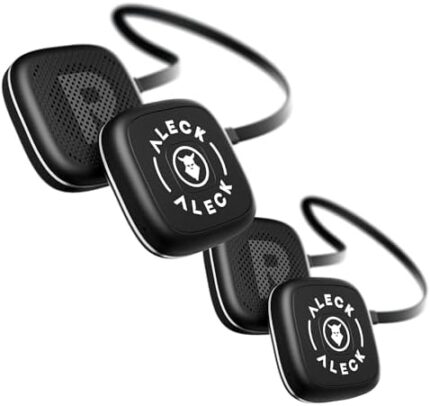 ALECK Nunchucks 2-Pack - Universal Wireless Bluetooth Hi-Fi Audio & Communication Speaker System for Ski/Snowboard Helmets