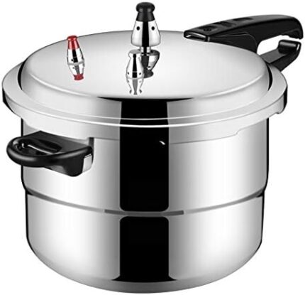 ATsuyo Pressure Cooker Aluminum Alloy Kitchen Cookware Gas Stove Fast Cooking Foods Camping Tourism Supplies (Size : 22cm)