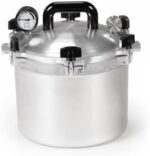 All American 1930: 10.5qt Pressure Cooker/Canner (The 910) - Exclusive Metal-to-Metal Sealing System - Easy to Open & Close - Suitable for Gas, Electric, or Flat Top Stoves - Made in the USA