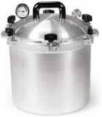 All American 1930: 21.5qt Pressure Cooker/Canner (The 921) - Exclusive Metal-to-Metal Sealing System - Easy to Open & Close - Suitable for Gas, Electric, or Flat Top Stoves - Made in the USA