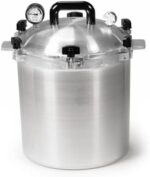 All American 1930: 25qt Pressure Cooker/Canner (The 925) - Exclusive Metal-to-Metal Sealing System - Easy to Open & Close - Suitable for Gas, Electric, or Flat Top Stoves - Made in the USA