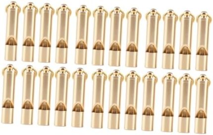 BESPORTBLE 16 Pcs Rescue Whistle Metal Dog Training Whistle Safety Whistle Loud Whistle Hiking Whistle Lanyard
