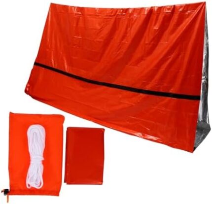 BRIGHTFUFU Camping Tent Camping Tent Survival Tent Kayaking Equipment Sleeping Bag for Camping Survival tarp shelter tarp Tent shelter Triangular Outdoor Tent Tent Tent