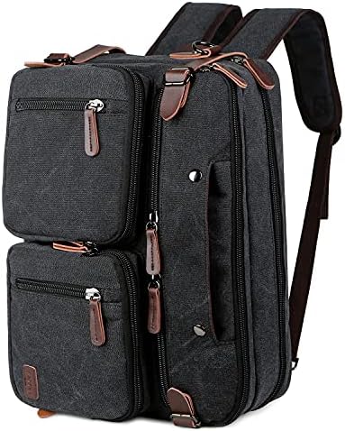 Baosha Convertible Briefcase Backpack 17 Inch Laptop Bag Case Business Briefcase HB-22