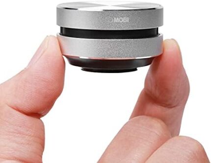 Bluetooth Mini Speaker Bone Conduction Portable Wireless Speaker Stereo Bass Sound Creative Portable Speaker Mini Size Music Player for Home,Outdoor,Travel (Silver)
