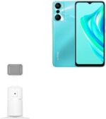 BoxWave Stand and Mount Compatible with Infinix Hot 20i - PivotTrack360 Selfie Stand, Facial Tracking Pivot Stand Mount - Winter White