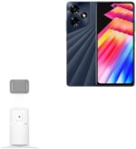BoxWave Stand and Mount Compatible with Infinix Hot 30 - PivotTrack360 Selfie Stand, Facial Tracking Pivot Stand Mount - Winter White