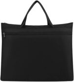Canvas Document Bag with Handle Zipper File Bag Handle Business Briefcase Bag A4 File Organizer Organizer Handbag Briefcase