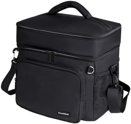 CocoKitch Cooler Bag - 18 Liters 24-can Leakproof Waterproof Insulated Soft Small Cooler Lunch Bag for Work Picnic Camping Travel