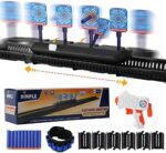 Dimple Electronic Shooting Target for Kids - Moving Digital Target Practice Game for Boys and Girls - Elite Toys Set for Children with Guns, Sounds, Tracks