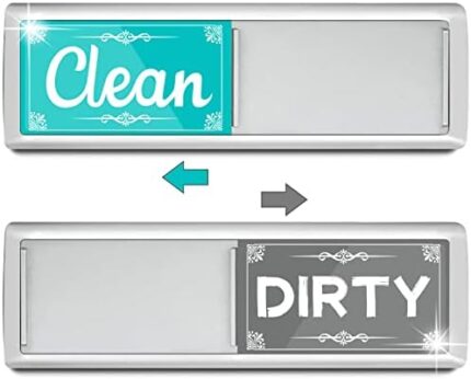 Dirty Clean Dishwasher Magnet,Clean Dirty Magnet for Dishwasher Magnet for Dishwasher Dish Bin That Says Clean Or Dirty Dish Washer Refrigerator for Kitchen Organization and Storage Necessities