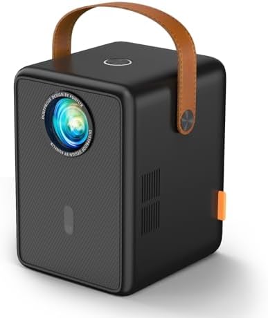 [Electric Focus] 5G WiFi Projector with Bluetooth, FunFlix G1 Mini Portable 1080P Projector, Latest Fully Sealed Outdoor Projector,12000 Lumens & Zoom& 4D Keystone for Phone/Stick/ Laptop/HDMI/USB.