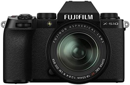 Fujifilm X-S10 Mirrorless Digital Camera XF18-55mm Lens Kit - Black
