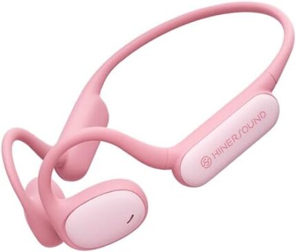 Hinersound Kids Headphones for School with Microphone,Kids Earbuds Wireless Earhook Open Ear,Toddler Headphones Bluetooth for 2+ Year Old