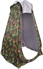 HongK- Privacy Tent- Pop Up Instant Tent Rain Shelter Tent Shower Toilet Bathroom Portable Changing Room for Beach Hiking Camping Outdoor Use in Camo (3 Colors Available) [P/N: ET-OUTDOOR005-CAMOU]