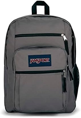 JanSport Laptop Backpack, Graphite Grey - Computer Bag with 2 Compartments, Ergonomic Shoulder Straps, 15” Laptop Sleeve, Haul Handle - Rucksack