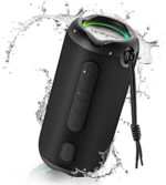 Linkyou Wireless Speakers Portable Outdoor Speaker with 30W Stereo Sound, IPX7 Waterproof Shower Speaker，Upgraded Portable Speaker for Home/Party/Outdoor/Beach, Up to 30 Hours Playtime, LED Light