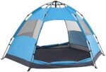 MoNiBloom Camping Tent 1-2 Person Dome Tent Ultralight Easy Set Up and Carry Family Tent Backpacking Portable Lightweight Tent for Outdoor Beach Backpacking Hiking Car Trip, Blue