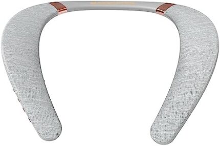 Monster Boomerang Neck Speaker Bluetooth Wireless, Neckband Bluetooth Speakers with Ture 3D Stereo Sound, 12H Playtime, IPX7 Waterproof, Built-in Mic, Wearable Portable Speaker for Home Outdoor