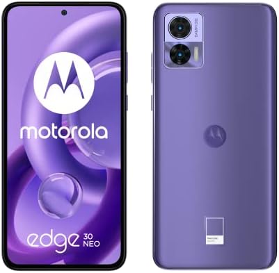 Motorola Edge 30 Neo Dual-Sim 128GB ROM + 8GB RAM (GSM only | No CDMA) Factory Unlocked 5G Smartphone (Very Peri) - International Version