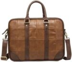 OSALADI Briefcase Storage Bag Outdoor Storage Pouch Pu Business Bag Mens Sling Bags Laptop Cases Single- Shoulder Bag Men's Cross Body Bag Portable Laptop Bag Computer High Capacity Man