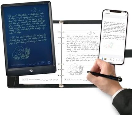 Ophayapen Smart Pen+Notebook+Tablet, SmartPen Real-time Sync for Digitizing, Storing, and Sharing Paper Notes, Ideal for Note Taking, Drawing, Use with Ophaya Pro+ App，Compatible with Android and iOS
