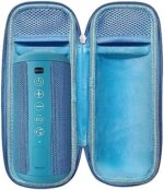 Ortizan Hard Travel Case Replacement for Ortizan X10 / X8 Pro Waterproof Portable Bluetooth Speaker (Blue Case)