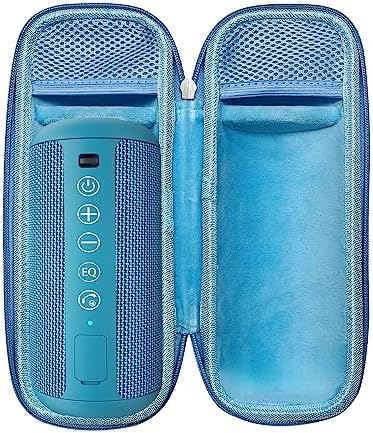 Ortizan Hard Travel Case Replacement for Ortizan X10 / X8 Pro Waterproof Portable Bluetooth Speaker (Blue Case)