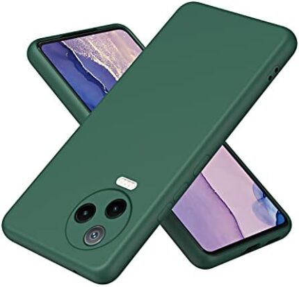 Phone Case Silicone Case Compatible with Infinix Note 12 Pro 4G case, Ultra Slim Shockproof Protective Liquid Silicone Phone Case with Soft Anti-Scratch Microfiber Lining Cover Compatible with Infinix