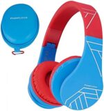 PowerLocus Bluetooth Headphones for Kids, Wireless Foldable Headphones Over Ear, Headphone with Microphone, 85DB Volume Limit, Wireless and Wired Headset with Micro SD, FM for Cellphones, Tablets, PC