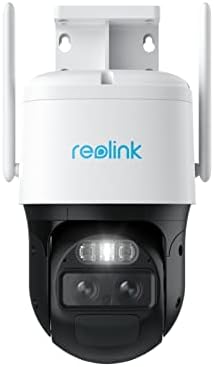 REOLINK TrackMix LTE - 4G Cellular Security Camera Outdoor, No WiFi Needed, 2K PTZ Camera with Auto Tracking, 6X Hybrid Zoom, Wireless Solar Powered, Color Night Vision with Spotlight, AI Detection