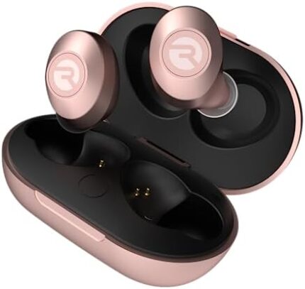 Raycon The Everyday Bluetooth Wireless Earbuds with Microphone- Stereo Sound in-Ear Bluetooth Headset True Wireless Earbuds 32 Hours Playtime (Matte Rose Gold)