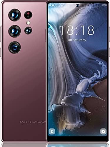 SANSHREUNI Smartphone Unlocked, 5G Dual Sim Cell Phones, 4G+128GB C21 Ultra Unlocked Smartphones, 6.8 inch Android Smartphones 7300mAh | Fingerprint Lock Face ID (Rose Gold)